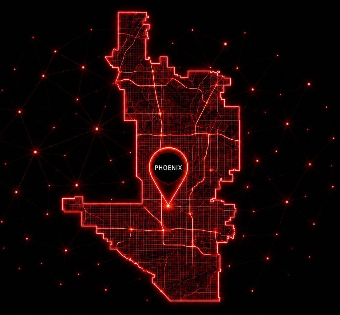 Map of Phoenix Arizona