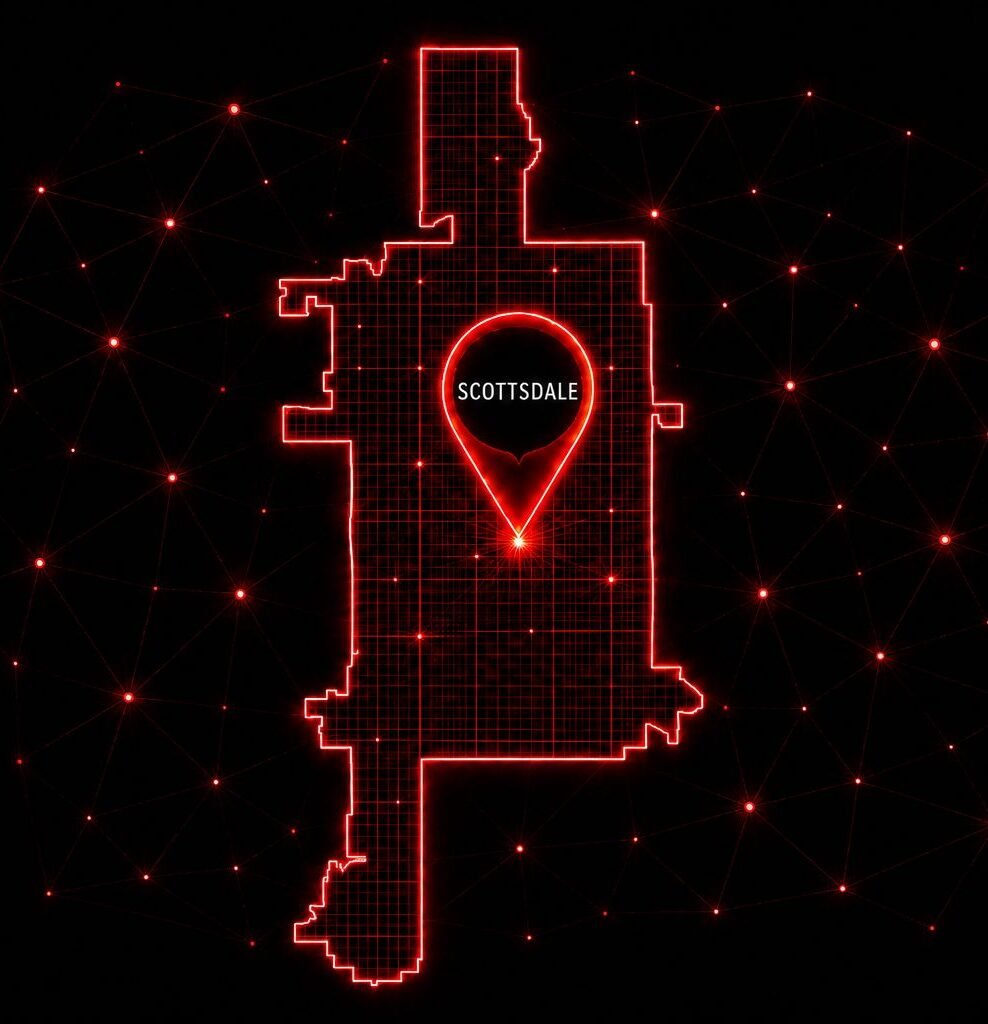 Map of Scottsdale Arizona